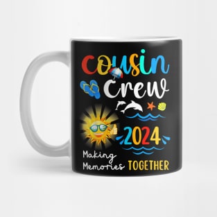 Cousin Crew 2024 Summer Vacation Beach Family Trips Matching Mug